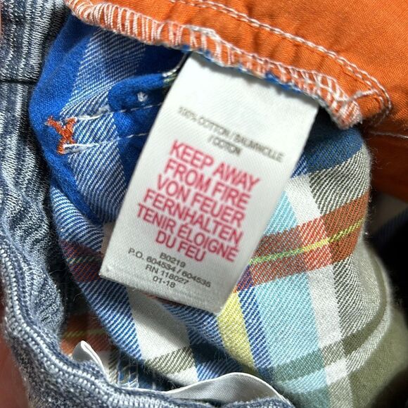 Mini Boden boys drawstring shorts plaid colorful - Picture 4 of 4